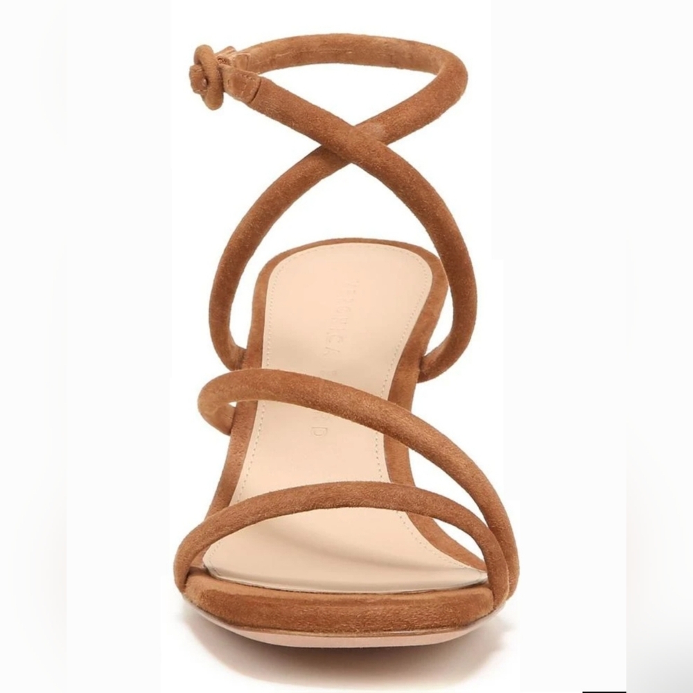 Veronica Beard Heeled Sandals 9.5 Brown Suede Mariel Strappy Luxury New $350
